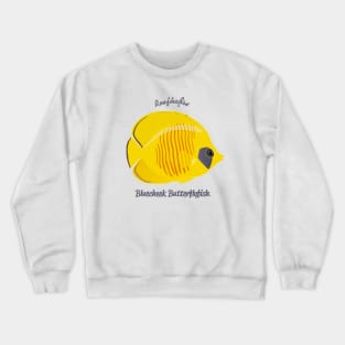 Bluecheek Butterflyfish Crewneck Sweatshirt